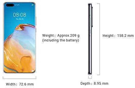 Huawei P40 Pro Single SIM and E-SIM - 256GB, 8GB RAM, 5G